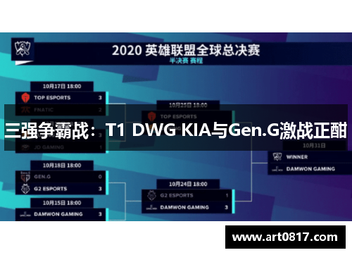 三强争霸战：T1 DWG KIA与Gen.G激战正酣